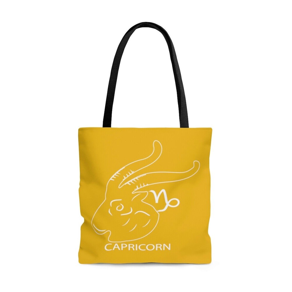 Capricorn Zodiac Tote Bag Large Polyester Astrology Gifts Birthday New